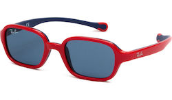 Ray Ban Детски Слънчеви Очила Червени Ray Ban Детски Слънчеви Очила Червени