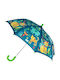 Stephen Joseph Kids Curved Handle Umbrella with Diameter 56cm Multicolour