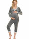 PeeKaBoo 0202 Maternity Sweatsuit Set Grafit