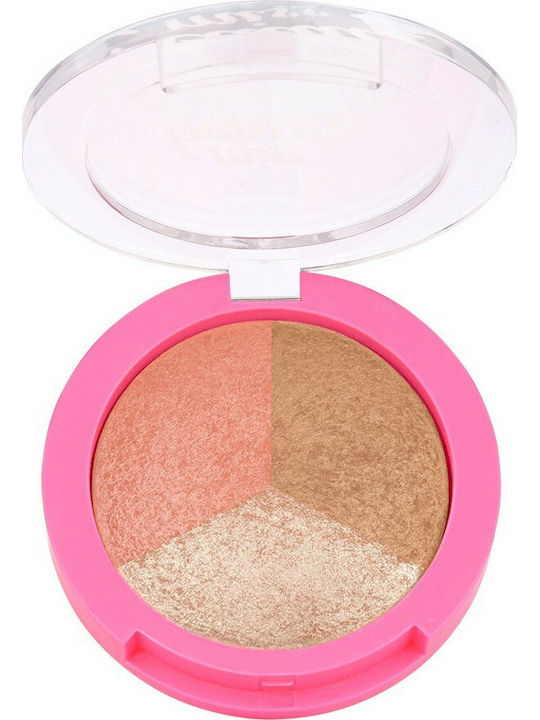 Golden Rose Miss Beauty Glow Baked Παλέτα Μακιγιάζ για το Πρόσωπο