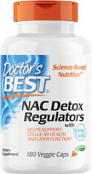 Doctor's Best NAC Detox Regulators Seleno Excell 180 φυτικές κάψουλες