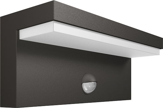 Philips Bustan Wandmontierte Außen-Deckenleuchte LED IP44 9W mit Natürliches Weiß Licht