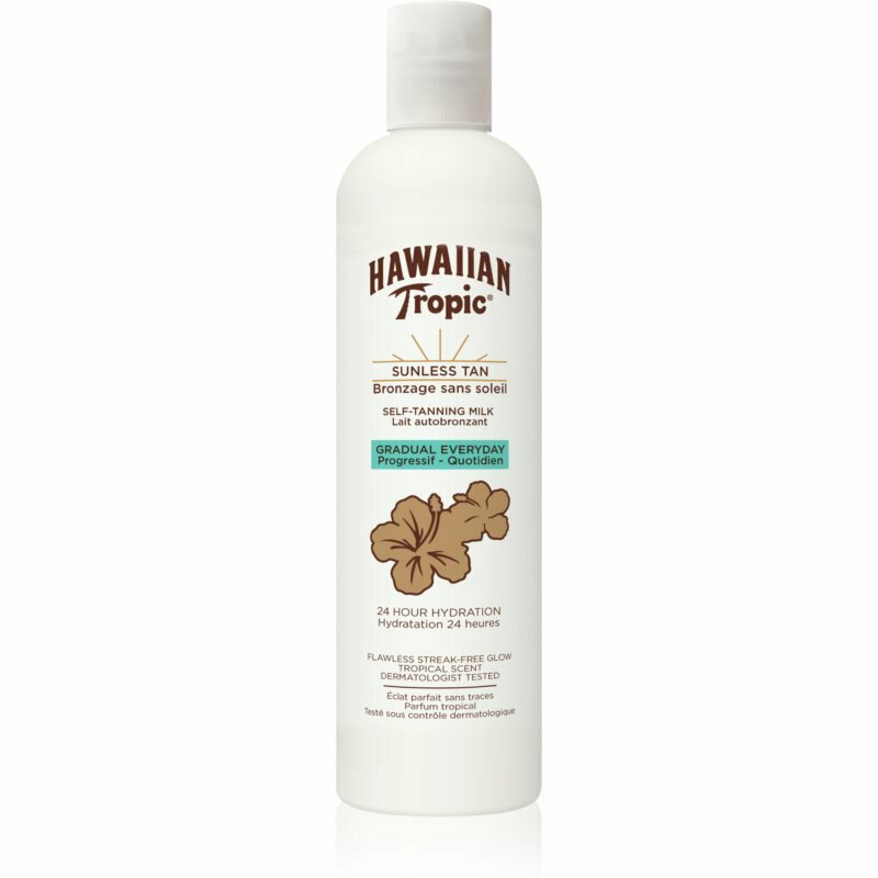 hawaiian tropic tanning milk