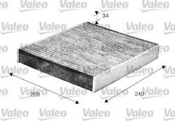 Valeo Activated Carbon Cabin Filter Ford C-Max