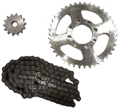 MHQ Chain & Sprocket Kit (14-42-428108L) for Kawasaki KAZE R 115