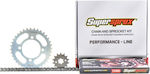 Chain & Sprocket Kit (14-36-428) for Yamaha Crypton 110