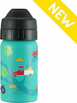 Ecococoon Trinkflasche 350ml - Verrückte Autos