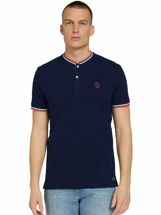 Tom Tailor Ανδρική Μπλούζα Polo Κοντομάνικη Navy Μπλε