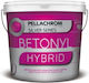 Pellachrom Betonyl Hybrid (I-21) Plastic Acrilyc Paint for Exterior Use White 750ml