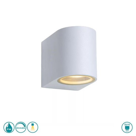 Lucide Lightning Zora Wall-Mounted Outdoor Spot Light GU10 IP44