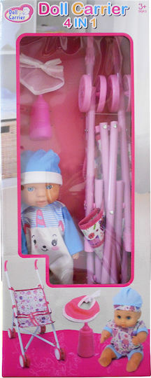 Zita Toys Σετ με Μωρό Κούκλα για 3+ Ετών