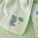 Nima Blanket Cot Happy Park Cotton Green 110x140cm