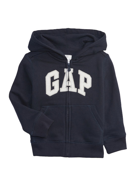 GAP Kinder-Sweatjacke mit Kapuze Blau