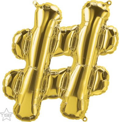 Ballon Folie Buchstabe Gold 41cm