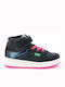 Bilbon Kinder Sneakers Hoch mit Klettverschluss Marineblau
