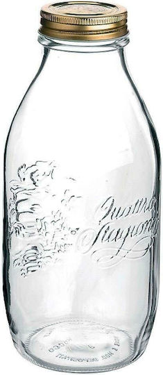 Bormioli Rocco Stagioni Glasflasche Wasser Mit Schraubdeckel Transparent 1000ml Bormioli Rocco Stagioni Glasflasche Wasser Mit Schraubdeckel Transparent 1000ml