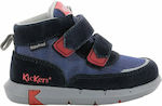 Kickers Junibo Încălțăminte sport Inalta pentru copii Anatomici cu scai Albastru marin 878780-10-101