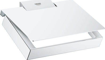 Grohe Selection Cube Wall-mounted Paper Holder Inox Silver