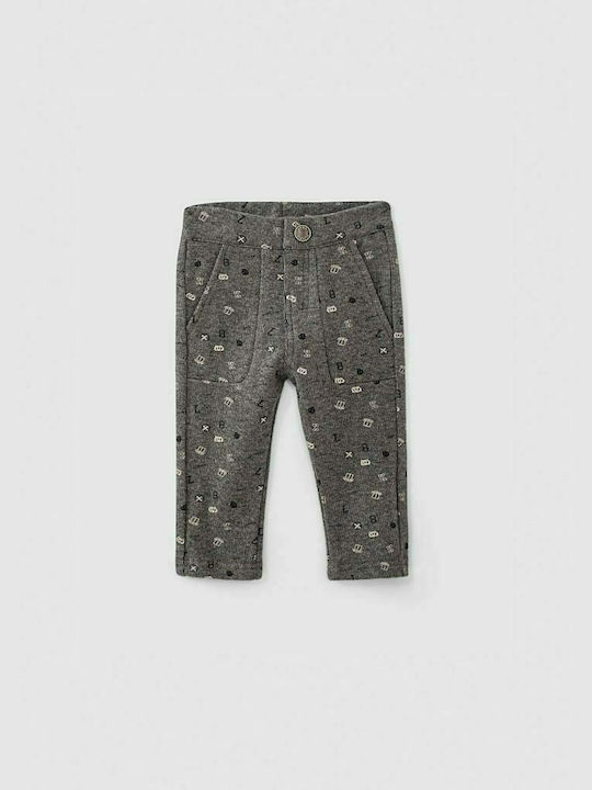 Ikks Kids Fabric Trousers Gray