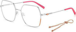 Missoni Metal Eyeglass Frame Silver MMI 0082 G2I