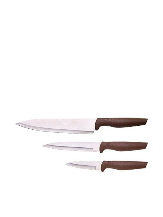 Bergner Natur Knife Set of Stainless Steel BGNT416603 3pcs