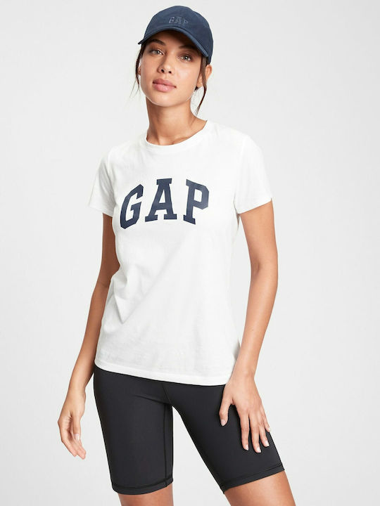 GAP Γυναικείο T-shirt Λευκό
