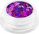 UpLac Butterflies Holo 05 Glitzersteine für Nägel in Lila Farbe