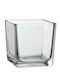 Atmosphera Lotty Kerzenhalter Glas Transparent 14x14x14cm 1Stück
