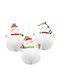 Amscan Christmas Figure SNowman White 3pcs