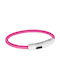 Trixie Luminous Dog Collar Illuminated In Pink Colour Medium/Large 45cm/7mm Large / Medium