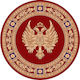 Isexan Orthodoxia Църковен килим кръгъл Червено...