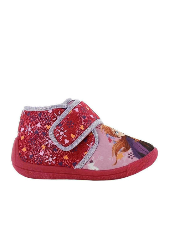 Disney Kids Slipper Ankle Boot Fuchsia