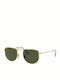 Ray Ban Elon Unisex Γυαλιά Ηλίου με Χρυσό Μεταλλικό Σκελετό και Πράσινο Φακό RB3958 919631