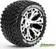 Louise Tire & Wheel ST-Hummer 2.8" Chrome 1/2-Offset Ανταλλακτική Ρόδα για Τηλεκατευθυνόμενο 1τμχ
