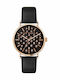 Ted Baker Phylipa Γυναικείο Ρολόι 37mm Μπαταρίας με Μαύρο Δερμάτινο Λουράκι