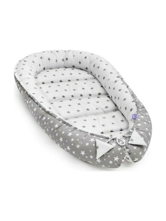 Jukki Baby Pillow Nest Gray Stars 120x65cm