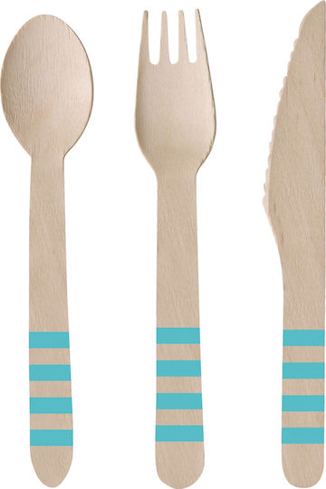 Amscan Cutlery Party Green 24pcs