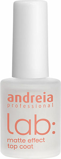 Andreia Professional Top Coat για Απλά Βερνίκια Matte 10.5ml