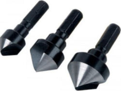 Wolfcraft Freze cu tijă hexagonală 6mm Set Freze 3buc Wolfcraft Freze cu tijă hexagonală 6mm Set Freze 3buc