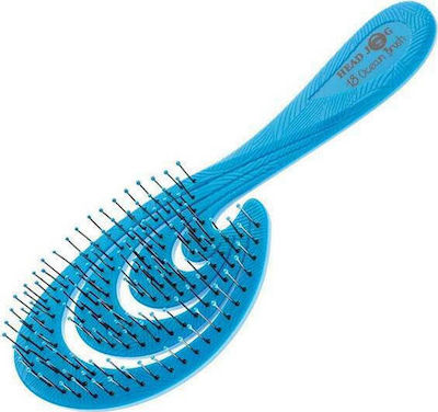 Head Jog 18 Ocean Brush Brush Hair for Detangling Light Blue