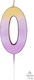 Amscan Birthday Candle Number "0" in Pink Color...