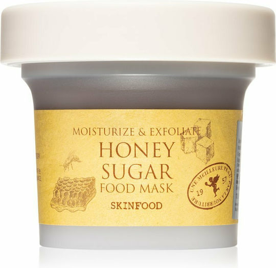 Skinfood Honey Sugar Μάσκα Ομορφιάς Προσώπου για Ενυδάτωση 120gr
