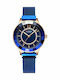 Curren Women's Watch with Blue Metal Bracelet