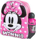 Disney Minnie 3D Σχολική Τσάντα Πλάτης Νηπιαγωγείου σε Ροζ χρώμα
