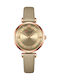 Curren Damen Uhr mit Beige Lederarmband