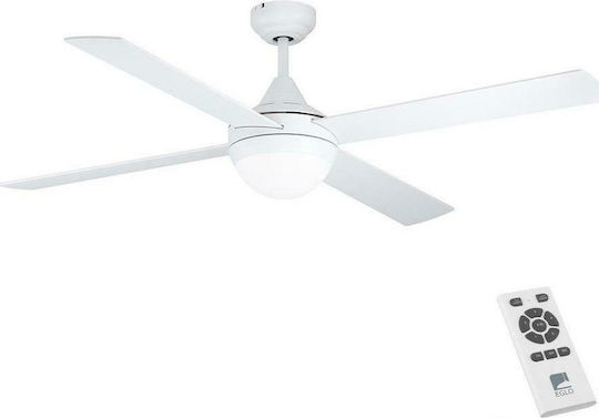 Eglo Varadero Deckenventilator 122cm mit Leuchte Weiß