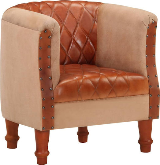 Armchair 60x57x64cm Coffee Armchair 60x57x64cm Coffee