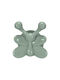 Kleine Wolke Crazy Hooks Butterfly Lisa Double Wall-Mounted Bathroom Hook ​1x6.9cm Green