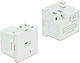 DeLock DeLock Easy 45 Walled Power Socket with 1 USB Port White