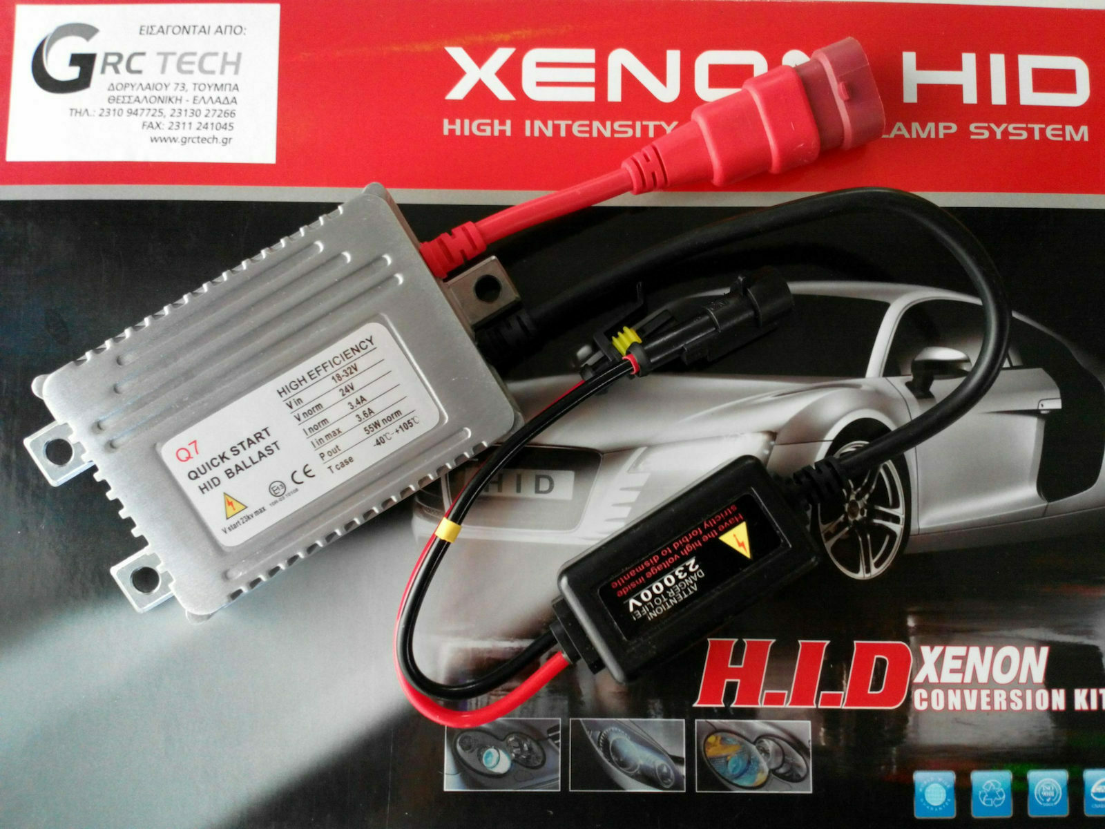 GRC Tech Xenon Quick Start H1 Can Bus 55W 24V 
